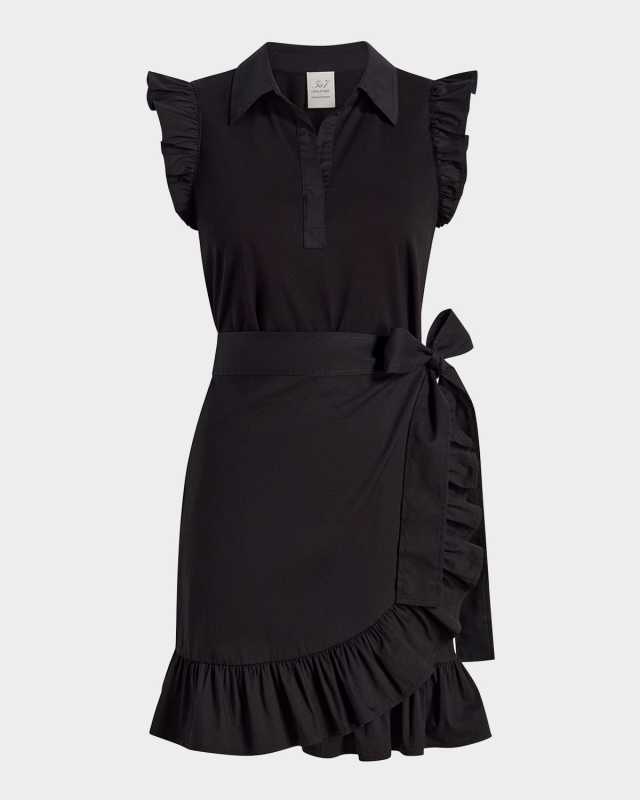 Mahlia Ruffled Combo Mini Dress